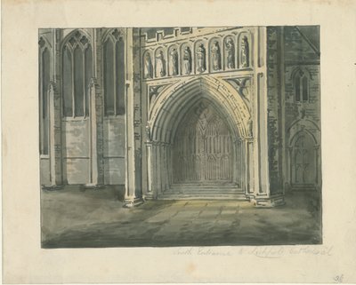 Cathédrale de Lichfield - Transept sud - School English