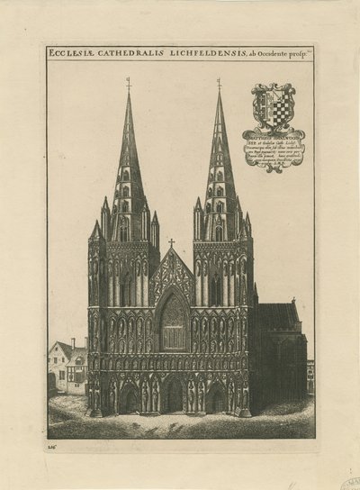 Cathédrale de Lichfield - Façade ouest - School English