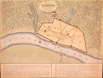 Carte de Londres à l