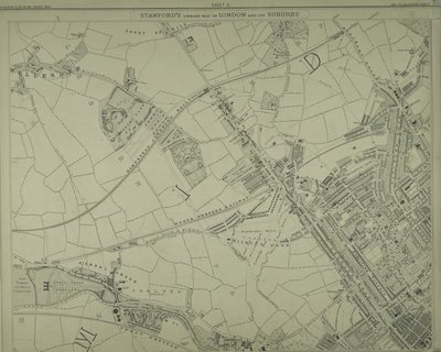 Carte de Willesden, Londres - School English