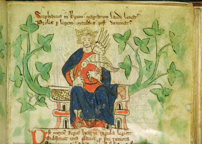 Le roi Étienne intronisé, écrit pendant le règne d