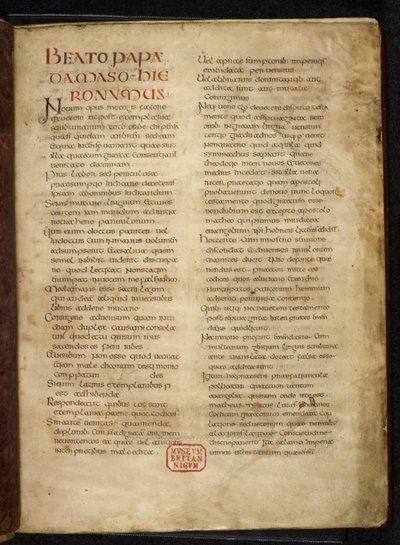 Page des Évangiles (la 
