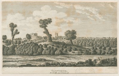 Château de Tamworth (gravure) - School English
