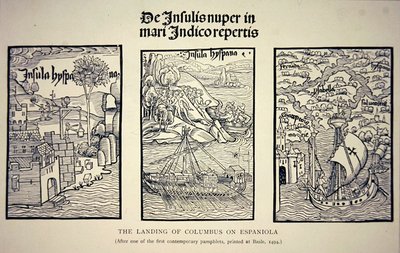 Le débarquement de Colomb sur Hispaniola, d