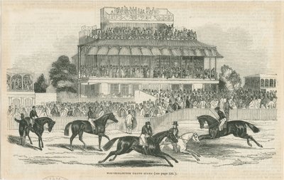 Wolverhampton - Grand Stand: gravure sur bois, nd [vers 1844] - School English