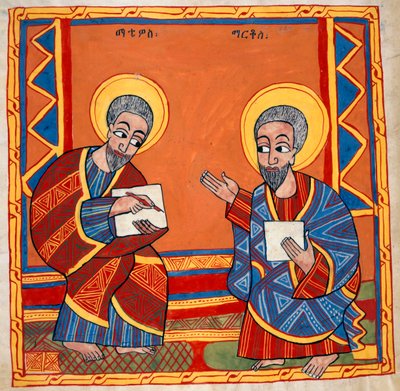 Or. 481, f.125v Image de Saint Luc et Saint Jean l
