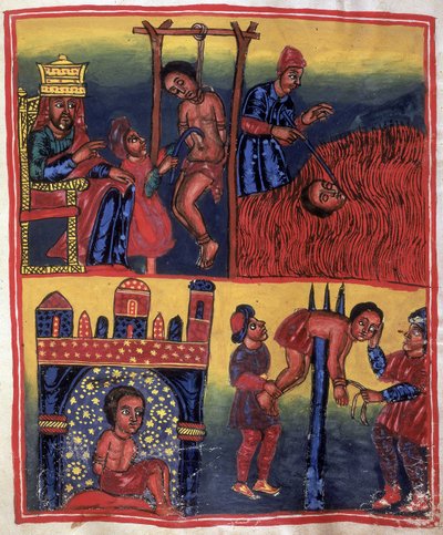 Scènes de torture et de mort, des 