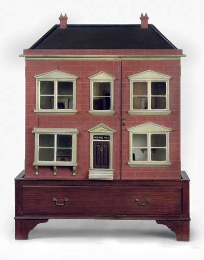Maison de Poupée sur Base Associée avec Tiroir - School European