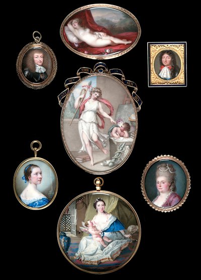 Groupe de miniatures - School European