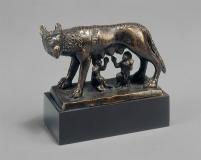 Romulus et Remus allaités par une louve - School Florentine