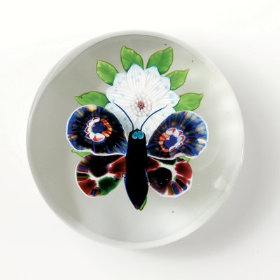 Poids papillon et fleur Baccarat, l