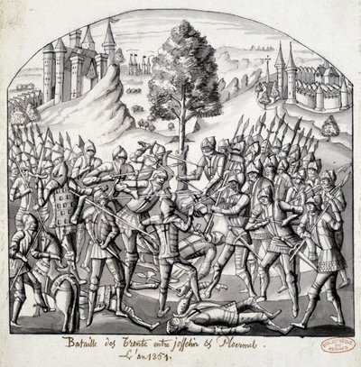 Bataille de Trente entre Josselin et Ploërmel, en l