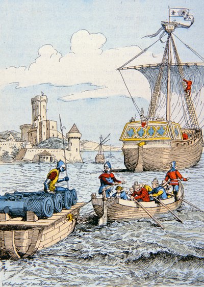 Expédition de Charles VIII en Italie en 1494 - School French