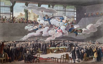 Révolution française (1789-1799) : Le Serment du Jeu de Paume à Versailles le 20 juin 1789 - School French