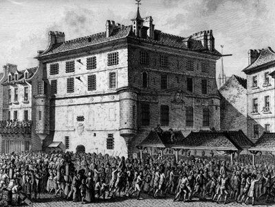 Révolution française : Le peuple des Gardes françaises de la prison de l