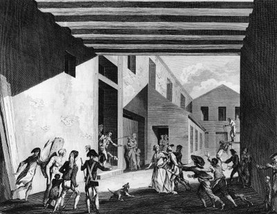 Révolution française et mouvement anti-révolutionnaire : Arrestation de Cécile Renaud (ou Cécile Aimée Renault) - School French
