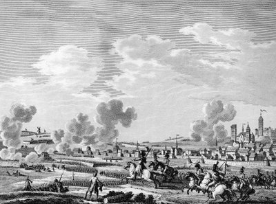 Révolution française et arrivée des forces contre-révolutionnaires : victoire des révolutionnaires français à Jemmapes le 6 novembre 1792 sur l