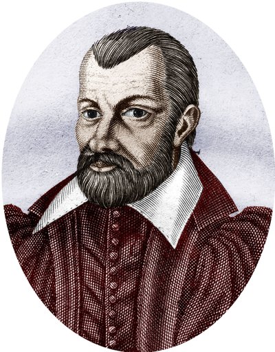 Jean Bodin 1530-1596 (gravure en couleur) - School French