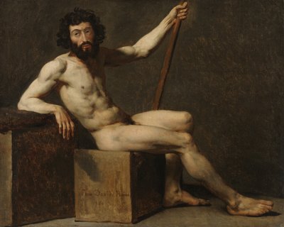 Étude de nu, fin 18e-début 19e siècle - School French