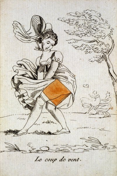 Vieille carte à jouer : l