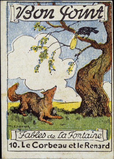 Le Corbeau et le Renard - Bon Point - School French
