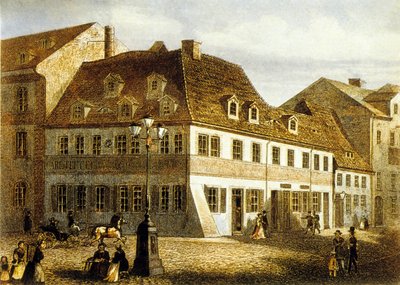 Lieu de naissance du compositeur Robert Schumann à Zwickau, Saxe - School German