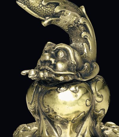 Coupe nautile montée, Nagyszeben, milieu du XVIIe siècle (détail) - School Hungarian