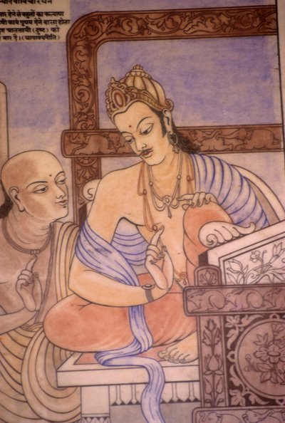 Chanakya et le roi Chandragupta - School Indian