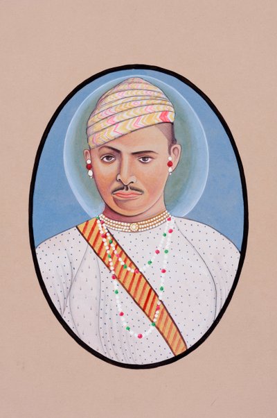Peinture miniature de Maharao Umed Singh - School Indian
