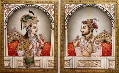 Mumtaz Mahal et Shah Jahan - School Indian