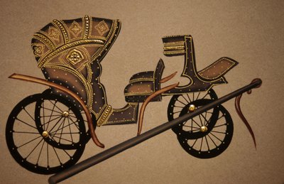 Peinture de charrette à cheval, Inde - School Indian