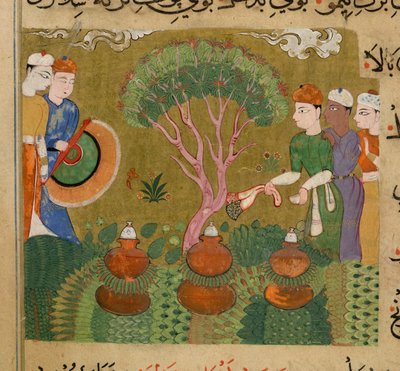 Préparation et distillation des arômes et parfums, du Ni