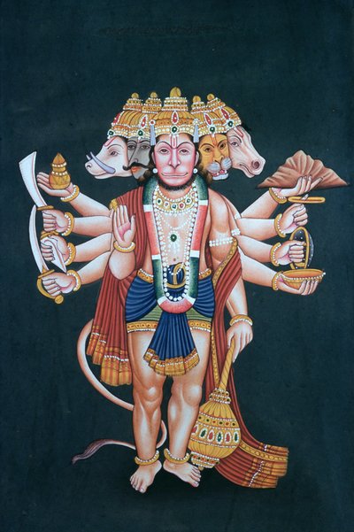 Shri Panchmukhi Hanuman - School Indian