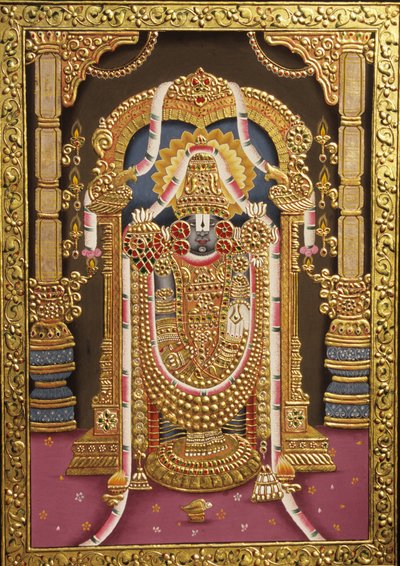 Tirupati Balaji, embossé d