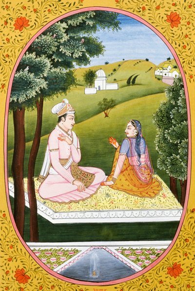 Image et peinture du calendrier annuel pour un mois hindou Ash Ad, Inde - School Indian