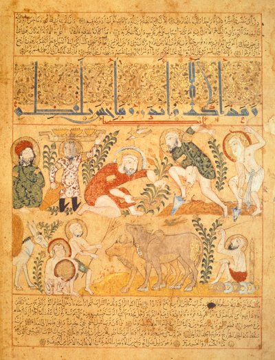 Andromenadros, Le Pharmacien, surveille le travail agricole, illustration du 