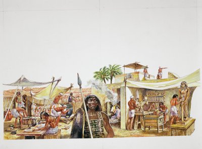 Thèbes antique - reconstruction d