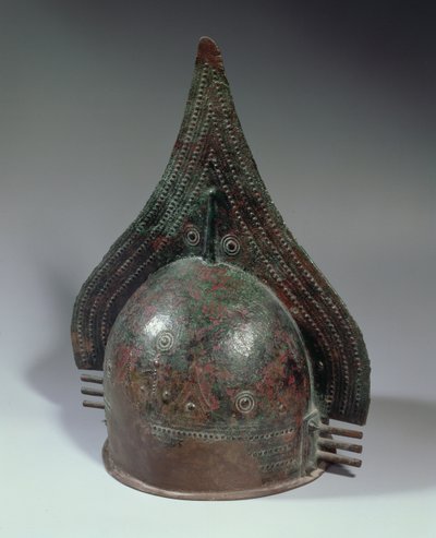 Casque en bronze, période villanovienne, 2e moitié du 8e siècle av. J.-C. - School Italian