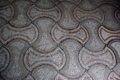 (détail) de la décoration de sol - School Italian