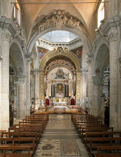 Vue intérieure de la Basilique de Santa Maria del Popolo (Vue intérieure de l
