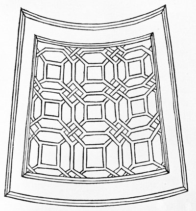 Labyrinthe de « Hypnerotomachia Polyphili » ou « Le songe de Poliphile » par le Dominicain Francesco Colonna (1453 - 1538). La première édition date de 1499. Illustrations par Alde Manuce (Aldo Manuzio). - School Italian