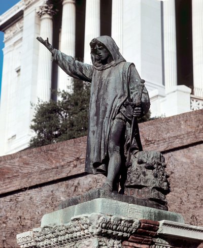 Monument dédié à Cola di Rienzo au Capitole à Rome d