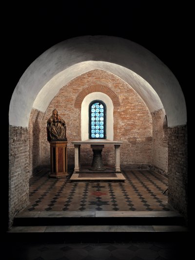 Vue de la première chapelle de l