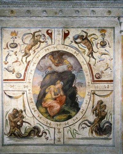 Mur dans la salle de bain de Cosimo I de