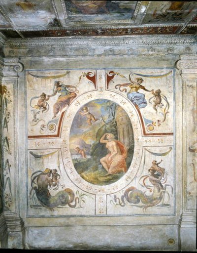 Mur dans la salle de bain de Cosimo I de