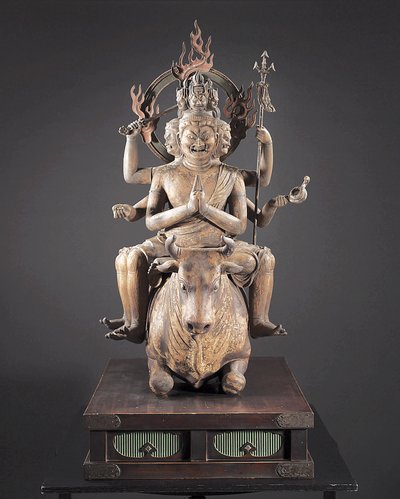 Daiitoku Myoo, Période Kamakura, c.1251-99 - Japanese School