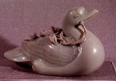 Verseur en forme de canard. Période Koryo, fin du 12ème siècle. Collection Hyung pil Chun - School Korean