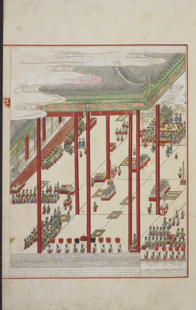 Rituel de la cour coréenne, page de 