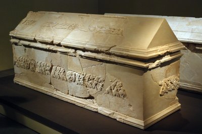 Sarcophage, Hérode (grès) - School Levantine