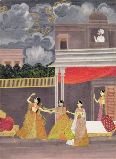 Une dame amenée d